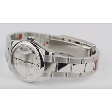 Afbeelding in Gallery-weergave laden, witte Romeinse wijzerplaat Rolex