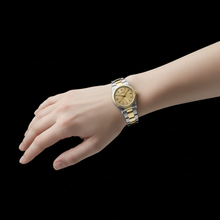 Afbeelding in Gallery-weergave laden, Middelgrote 30 mm Rolex Datum-horlogearmband Stok-wijzerplaat tweekleurig P5