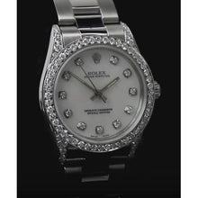 Afbeelding in Gallery-weergave laden, oesterarmband roestvrij staal diamanten Rolex