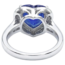 Afbeelding in Gallery-weergave laden, echte round diamant 2.50karaat ring op wit