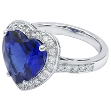 Afbeelding in Gallery-weergave laden, echte round diamant 2.50karaat ring bovenaanzicht