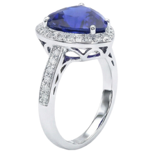 Afbeelding in Gallery-weergave laden, echte round diamant 2.50karaat ring profielweergave