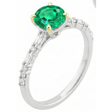 Afbeelding in Gallery-weergave laden, Fijne Smaragd Edelsteen Ring – detailaanzicht
