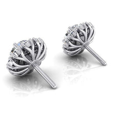 Afbeelding in Gallery-weergave laden, Natuurlijk Dames Diamant Studs Met Jassen