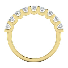 Afbeelding in Gallery-weergave laden, Natuurlijk Ovale Diamanten Ringset Voor Dames Geel Goud 14K