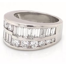 Afbeelding in Gallery-weergave laden, Natuurlijk Diamanten jubileumband 4 karaat Griffenzetting Heren Sieraden Nieuw