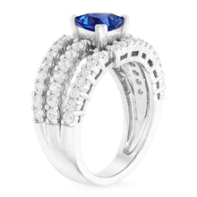 Afbeelding in Gallery-weergave laden, Natuurlijke Ceylon Blauwe Saffier Ring