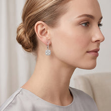 Afbeelding in Gallery-weergave laden, Natuurlijke Diamanten Oorbel 7ct - 14K Witgoud
