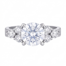 Afbeelding in Gallery-weergave laden, Natuurlijke Diamanten Ring 2.60ct - Witgoud 14K