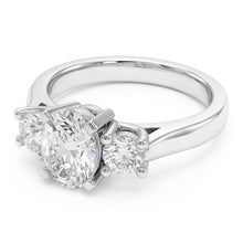 Afbeelding in Gallery-weergave laden, Natuurlijke Diamanten Ring 2.70ct - Witgoud 14K