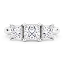 Afbeelding in Gallery-weergave laden, Natuurlijke Diamanten Ring 4ct - Witgoud 14K
