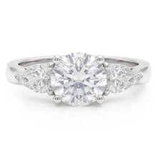 Afbeelding in Gallery-weergave laden, Natuurlijke Diamanten Ring 4ct - Witgoud 14K