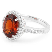 Afbeelding in Gallery-weergave laden, Natuurlijke Granaat Ring 13.25ct - Witgoud 14K