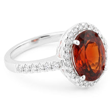 Afbeelding in Gallery-weergave laden, Natuurlijke Granaat Ring 13.25ct - Witgoud 14K