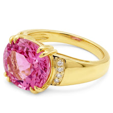 Afbeelding in Gallery-weergave laden, Natuurlijke Kunziet Ring 28.25ct - Geelgoud 14K