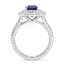 Afbeelding in Gallery-weergave laden, Natuurlijke Saffier Ring 11.25ct - Witgoud 14K