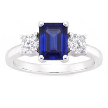 Afbeelding in Gallery-weergave laden, Natuurlijke Saffier Ring 4.50ct - Witgoud 14K