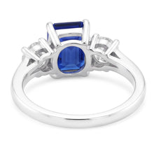 Afbeelding in Gallery-weergave laden, Natuurlijke Saffier Ring 4.50ct - Witgoud 14K