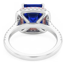 Afbeelding in Gallery-weergave laden, Natuurlijke Saffier Ring 6.50ct - Witgoud 14K