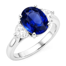Afbeelding in Gallery-weergave laden, Natuurlijke Saffier Ring 8.25ct - Witgoud 14K