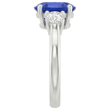 Afbeelding in Gallery-weergave laden, Natuurlijke Saffier Ring 4.45ct - Witgoud 14K