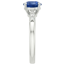 Afbeelding in Gallery-weergave laden, echte round diamant 2.50karaat ring profielweergave
