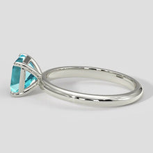 Afbeelding in Gallery-weergave laden, Neonblauwe Paraiba Solitaire Ring