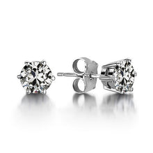 Afbeelding in Gallery-weergave laden, Fijne Diamant Oorstekers – hoofdaanzicht