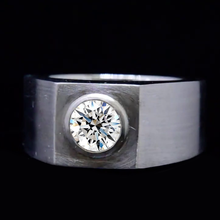 Afbeelding in Gallery-weergave laden, Omlijsting Set Diamant Heren Ring Dikke Band