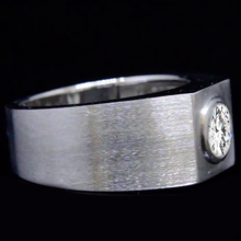 Afbeelding in Gallery-weergave laden, Omlijsting Set Diamant Heren Ring Dikke Band