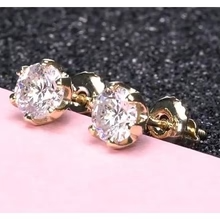 Afbeelding in Gallery-weergave laden, Oorbel Met Echt Diamanten Studs 1,20 Karaat