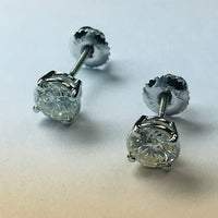 Afbeelding in Gallery-weergave laden, Oorbellen 1.80 Karaat Ronde Echt Diamanten Studs