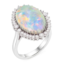 Afbeelding in Gallery-weergave laden, Opaal Cocktail Ring