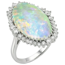 Afbeelding in Gallery-weergave laden, Opaal Cocktail Ring