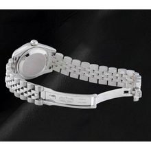 Afbeelding in Gallery-weergave laden, Orologio Rolex da donna Datejust 26 mm met vierkleurige zalmkleurige, lunetta scanalata en chiusura tot een jubileum