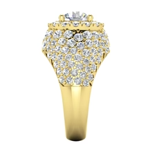 Afbeelding in Gallery-weergave laden, Oude Mijne Geslepen Echt Diamanten Cluster Ring Goud 6.50 Karaat Damessieraden