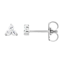 Afbeelding in Gallery-weergave laden, Oude Mijnwerker Echt Diamanten Stud Oorbellen 6 Karaat Rond Geslepen Wit Goud 14K