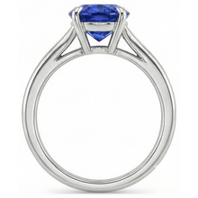 Afbeelding in Gallery-weergave laden, echte oval diamant 2karaat ring op wit