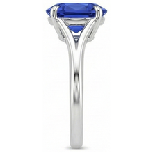 Afbeelding in Gallery-weergave laden, echte oval diamant 2karaat ring profielweergave