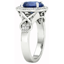 Afbeelding in Gallery-weergave laden, echte round diamant 1.80karaat ring close-up detail