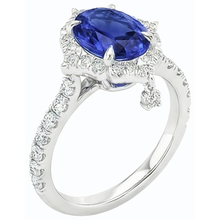 Afbeelding in Gallery-weergave laden, echte round diamant 5.50karaat ring op wit