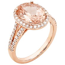 Afbeelding in Gallery-weergave laden, Natuurlijke Morganiet Ring 33.75ct - Roségoud 14K