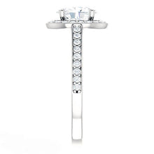 Afbeelding in Gallery-weergave laden, Stralend Solitaire Ring met Accenten 5,50 karaat – profielaanzicht