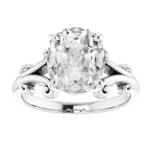 Afbeelding in Gallery-weergave laden, Fijne Diamant Solitaire Ring – hoofdaanzicht