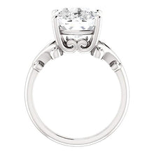 Afbeelding in Gallery-weergave laden, Fijne Diamant Solitaire Ring – zijaanzicht
