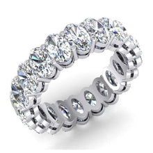 Afbeelding in Gallery-weergave laden, Ovale Echt Diamanten Eeuwigheid Band Goud 14K Dames Sieraden 4 ct.