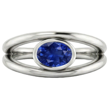 Afbeelding in Gallery-weergave laden, echte oval diamant 2karaat watch zijaanzicht