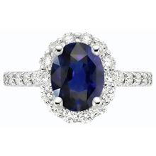 Afbeelding in Gallery-weergave laden, echte round diamant 6karaat ring profielweergave
