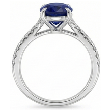 Afbeelding in Gallery-weergave laden, echte round diamant 3.75karaat ring op wit