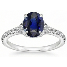 Afbeelding in Gallery-weergave laden, echte round diamant 3.75karaat ring close-up detail